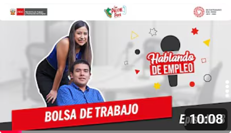 Portada de Hablando de empleo: Bolsa de trabajo. Perú