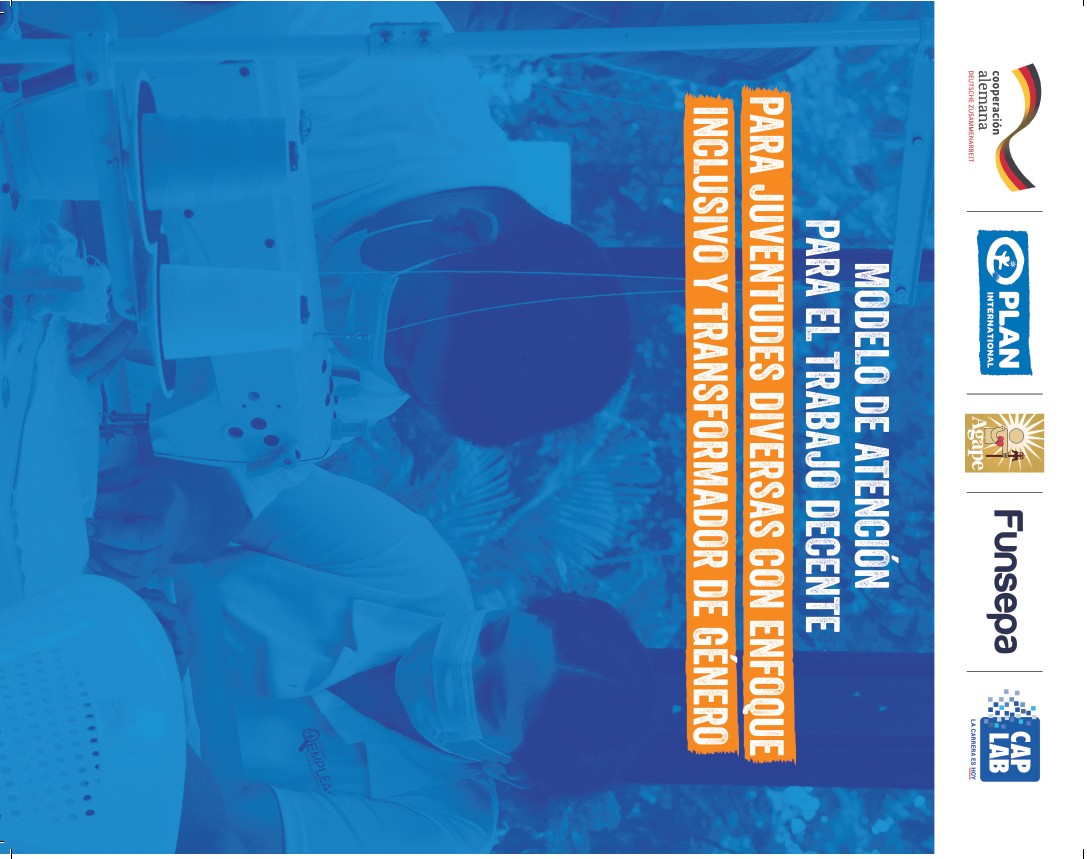 Portada de Modelo de atención para el trabajo decente para juventudes