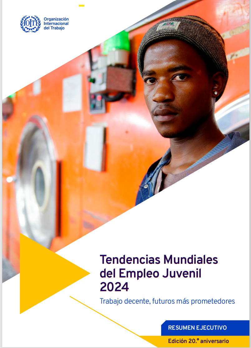 Portada de Tendencias Mundiales del Empleo Juvenil 2024