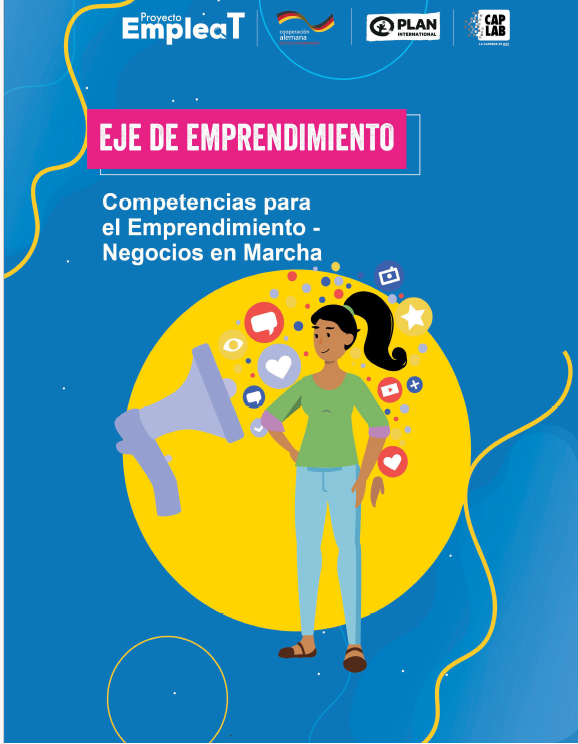 Portada de Cuaderno Competencias Para El Emprendimiento-Negocio en Marcha. Perú