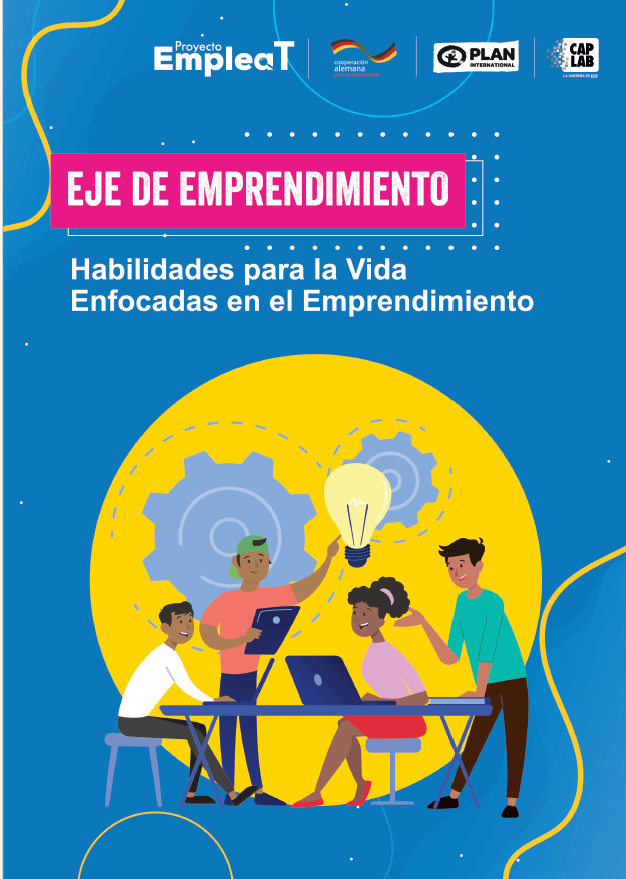Portada de Cuaderno de Emprendimiento Habilidades Para la Vida. Perú