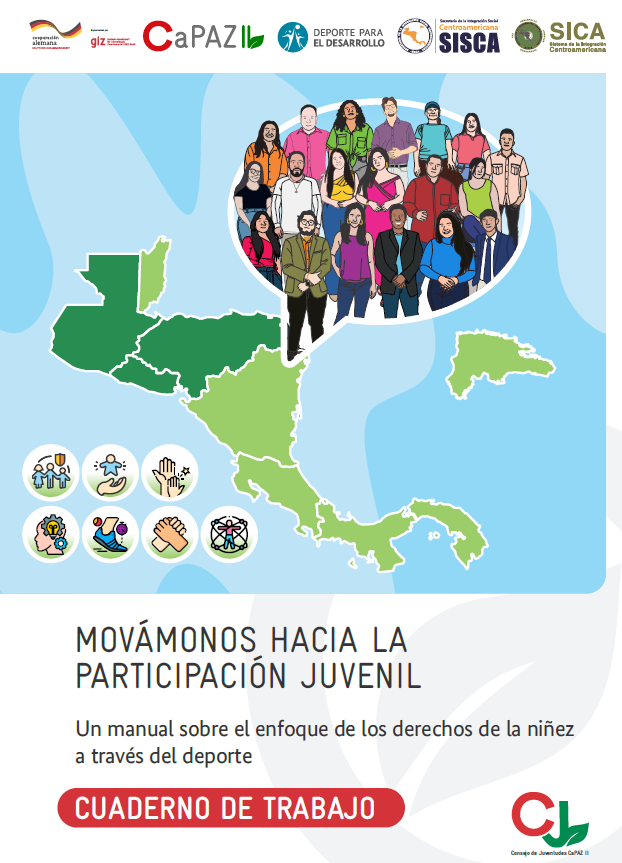 Portada de Movámonos hacia la participación juvenil-Cuaderno de trabajo